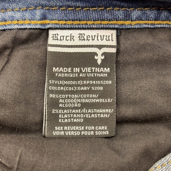Rock Revival Moto Gaby Size 27 - Picture 11 of 16